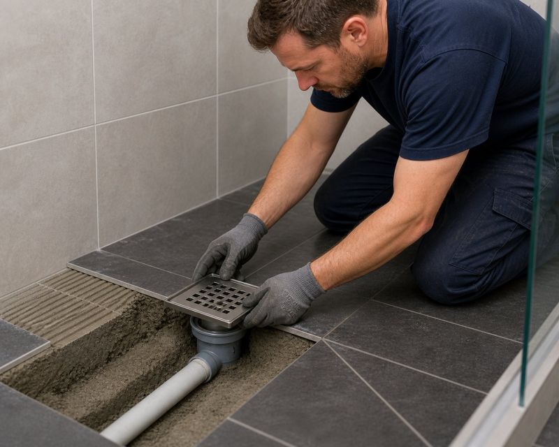 Bathroom Drain Installation in Charlotte, NC