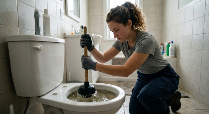 Toilet Plunging in Columbus, OH