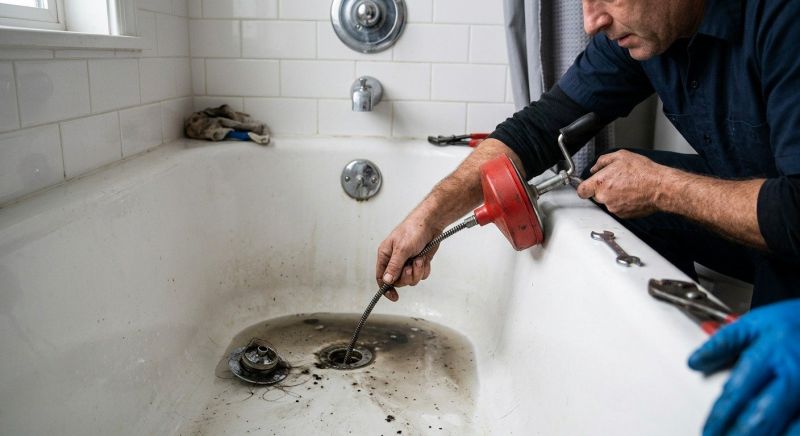 Bathtub Drain Clearing in Columbus, OH