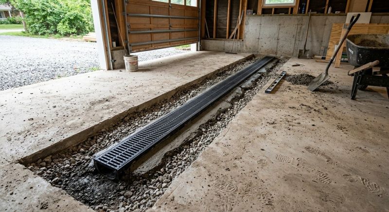 Linear Drain Installation in Charlotte, NC