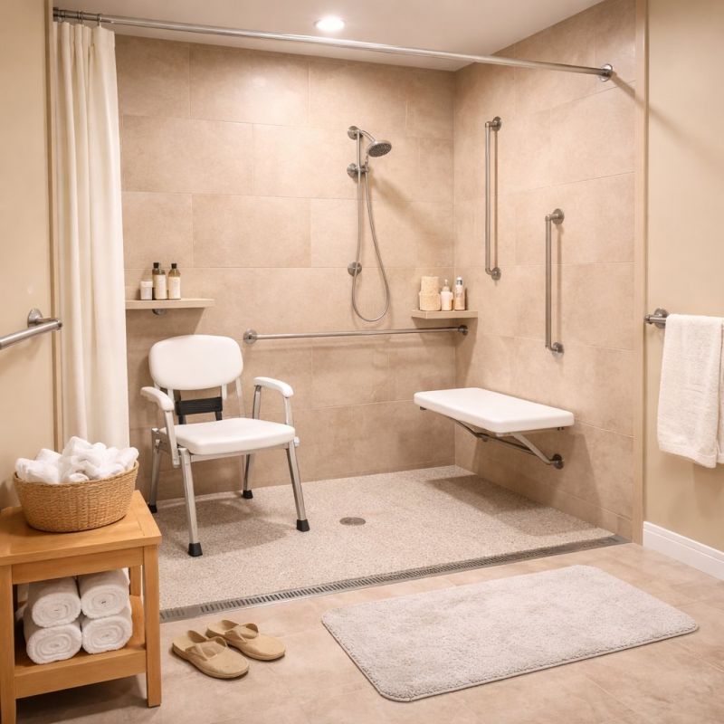 Senior Shower Installation in Venice, FL